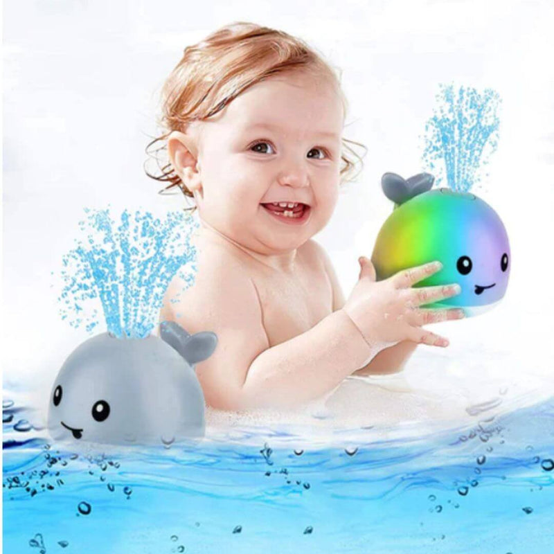 Baleia Brilhante para banho do Bebê
