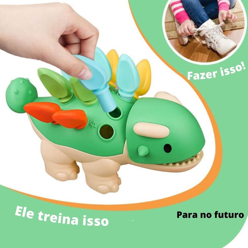 Bebê Dinossauro Sensorial para Habilidade Motor Fina