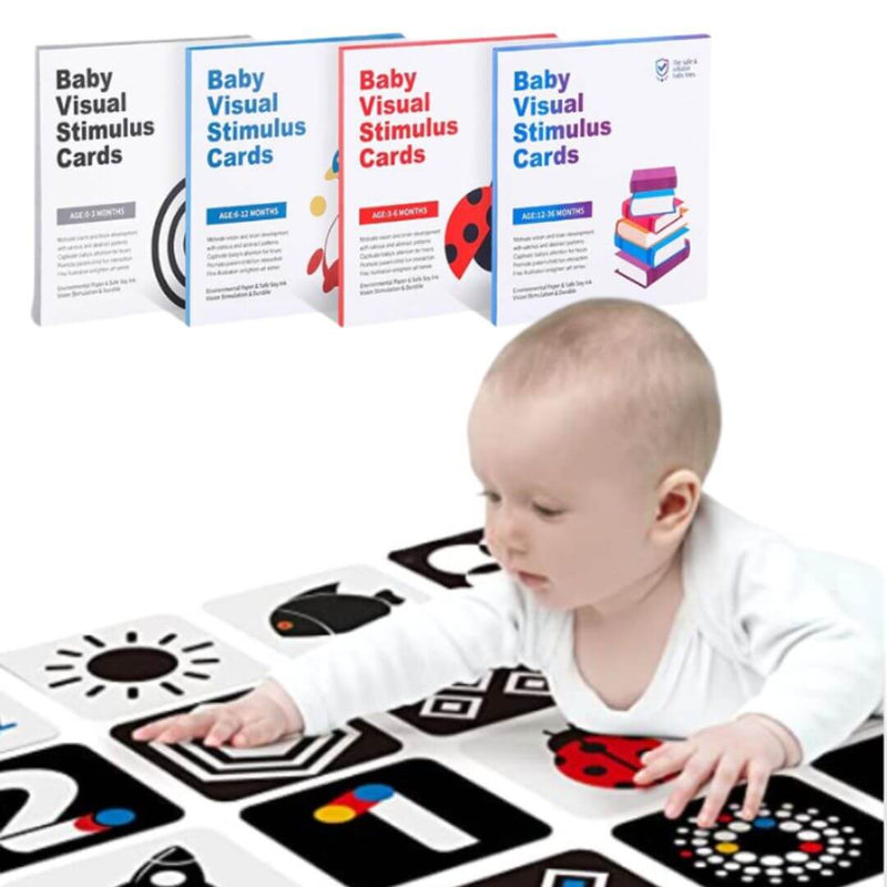 Brinquedo Flash Cards De Alto Contraste Para Aprendizado e Auto Conhecimento