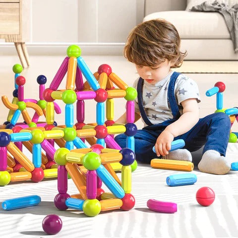 Brinquedo Magnético Toy Montagem e Desenvolvimento Criativo Imagina Kids